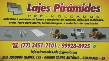 LAJES PIRÂMIDES - Guanambi