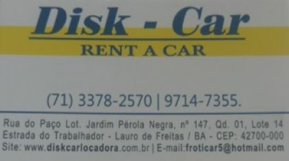 DISK-CAR RENT A CAR - Lauro de Freitas