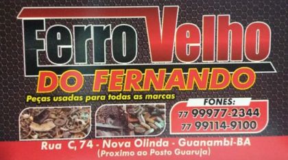 FERRO VELHO DO FERNANDO - Guanambi
